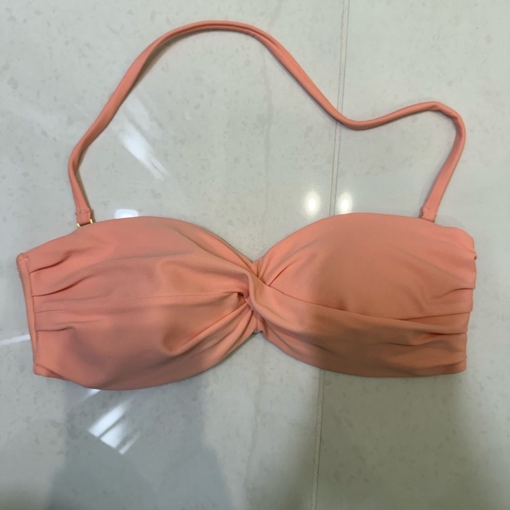 Forever 21 Coral Bandeau Bikini Top